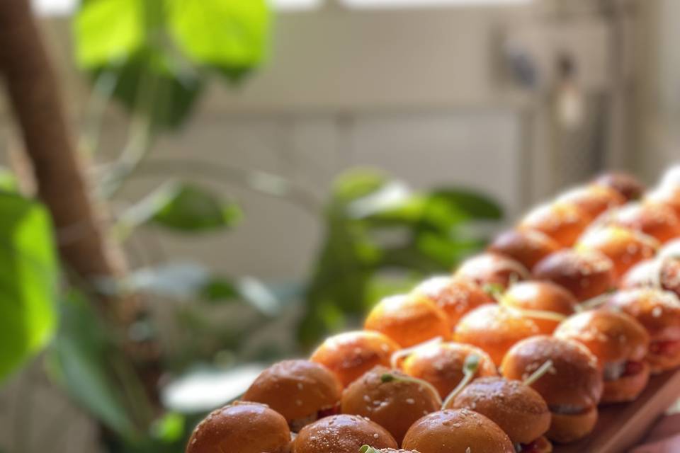 Mini burger tomate chèvre