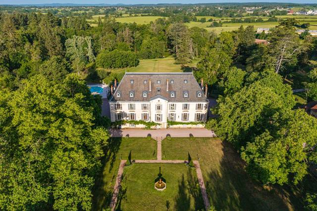 Photo drone du château