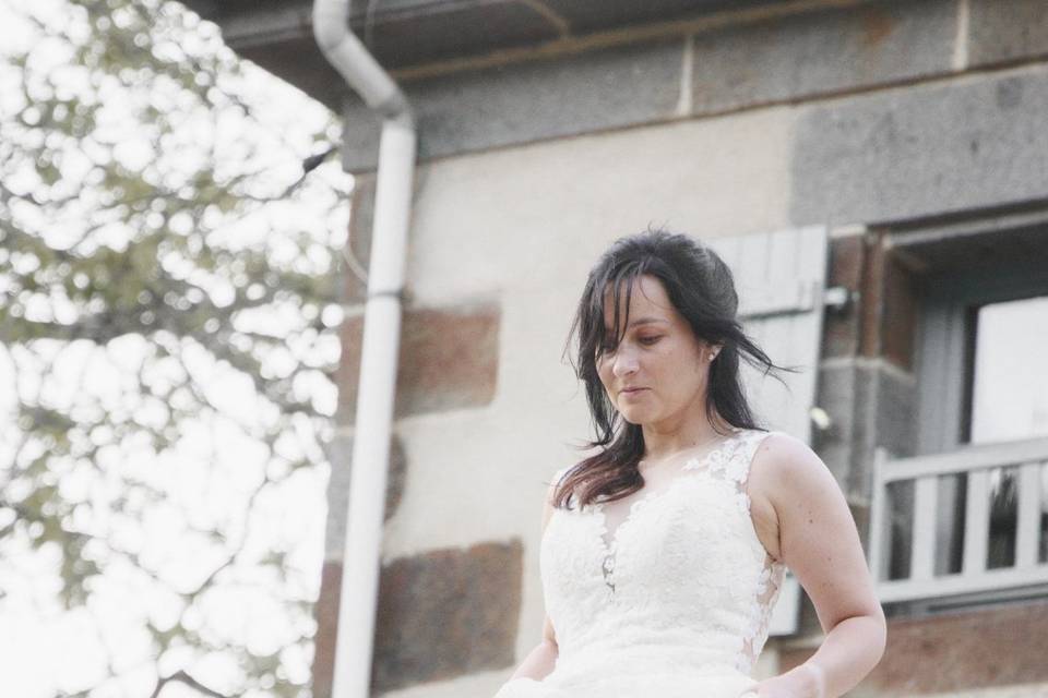 La mariée s'avance