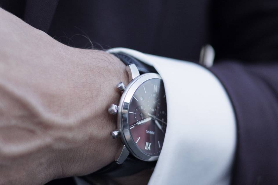 La montre fétiche du marié