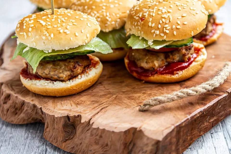 Stand mini burger