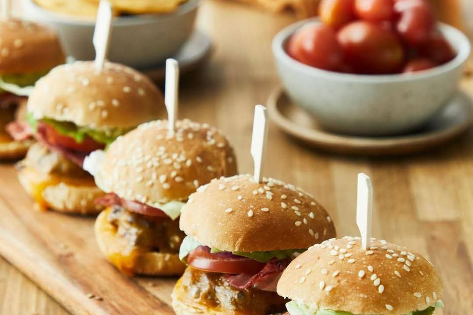 Stand mini burger