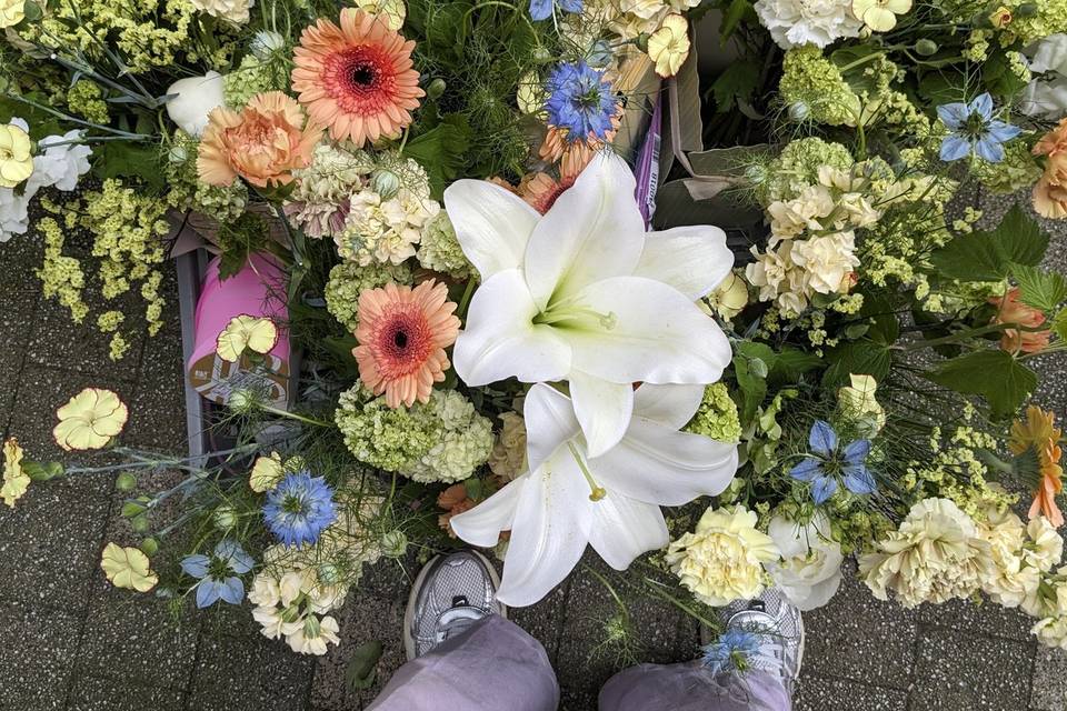 Mariage MAY bayonne fleuriste