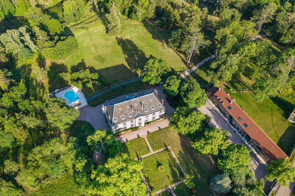 Photo drone de la propriété