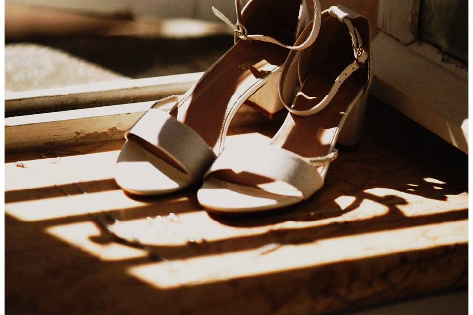 Chaussures de la mariée
