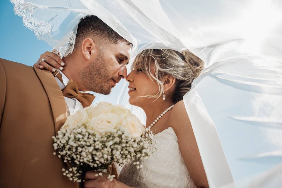 Couple sous le voile