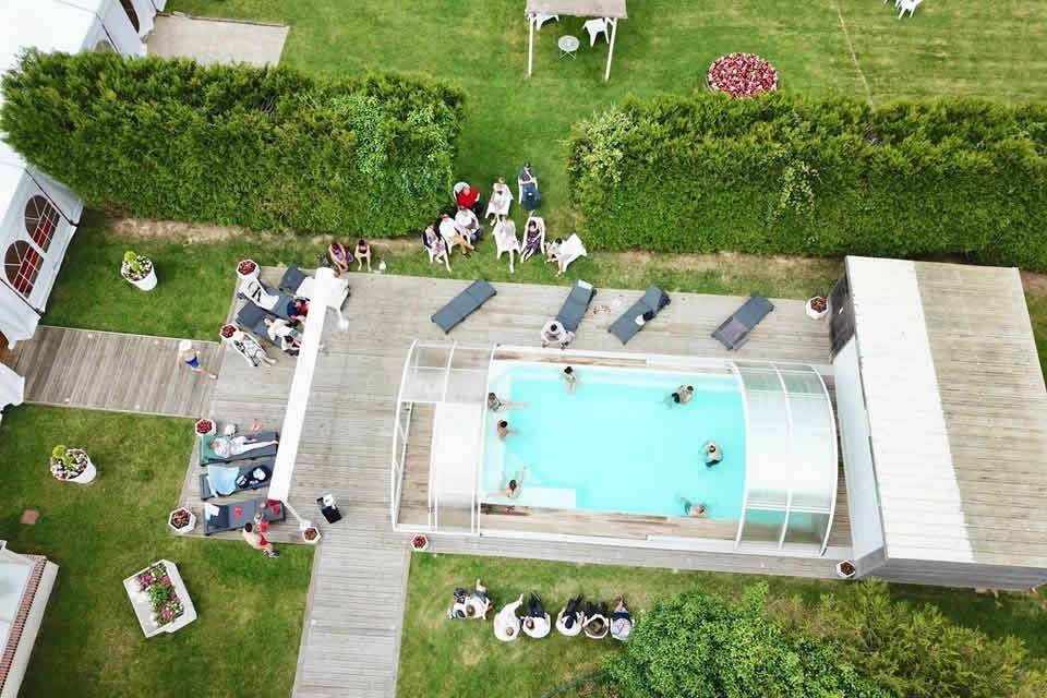 La piscine chauffée