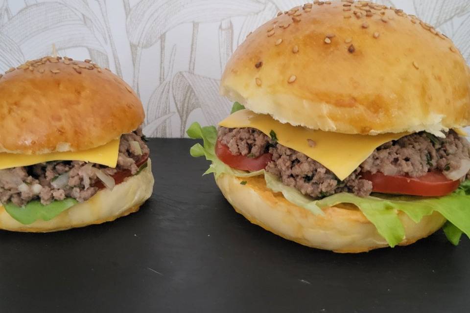 Mini burgers et burgers