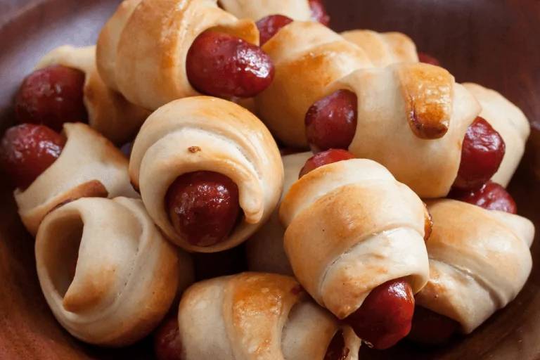 Mini roulés aux saucisses