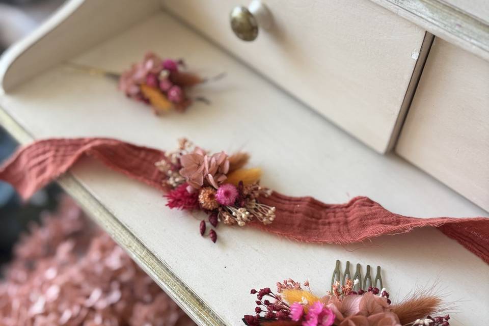 Accessoires fleurs séchées