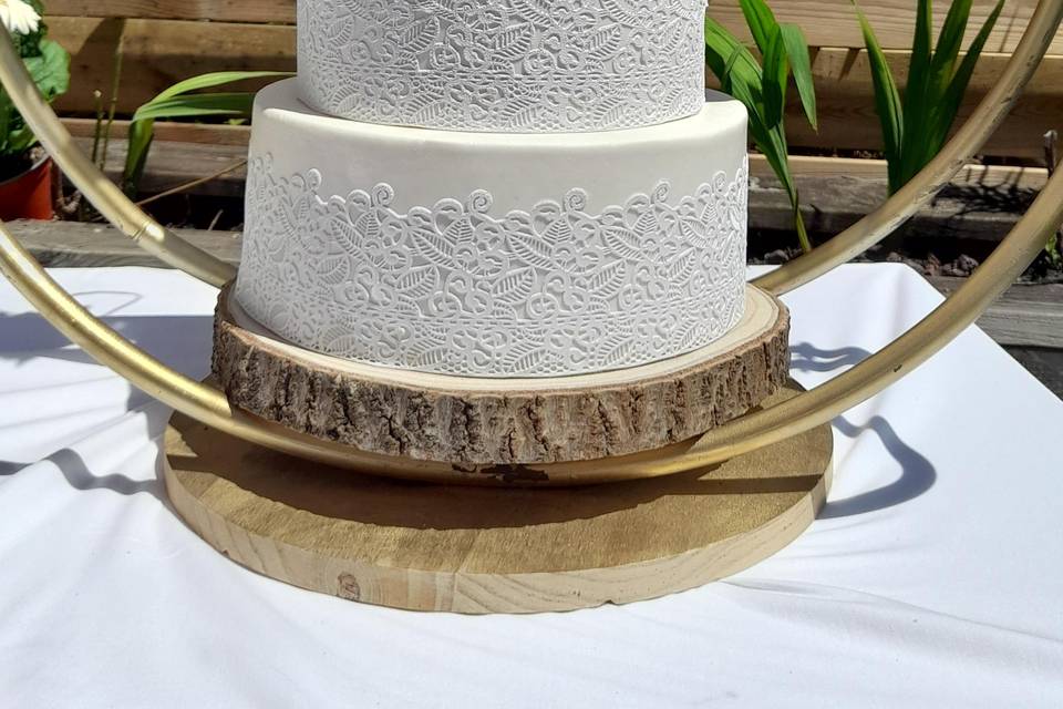 Chic et élégant wedding cake