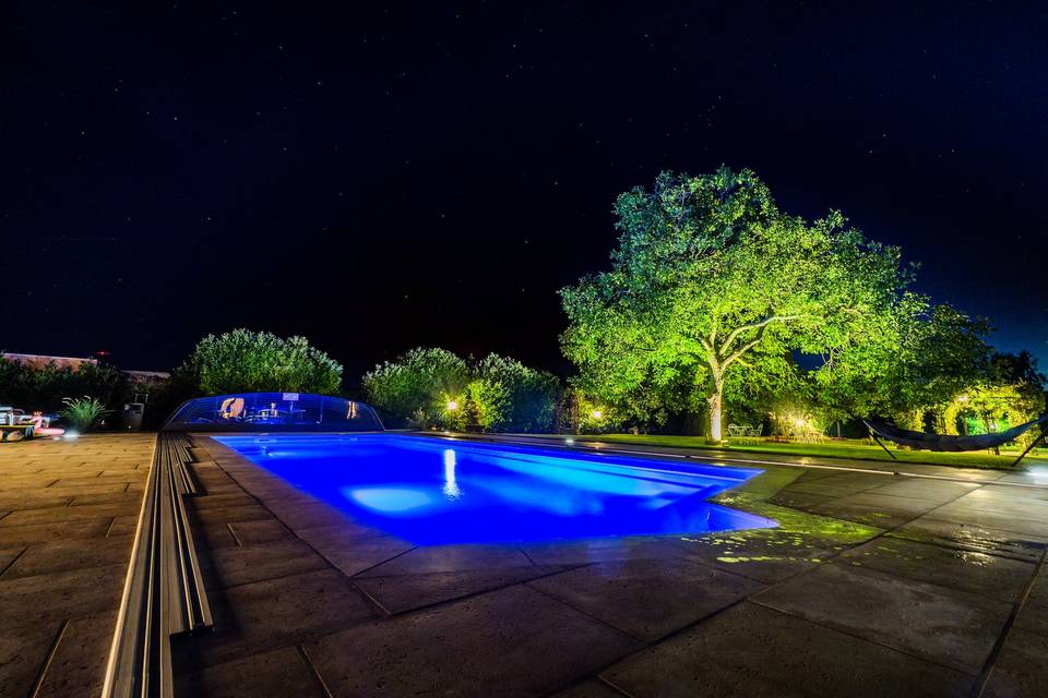 Piscine de nuit