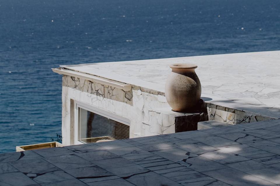 La vue mer du domaine