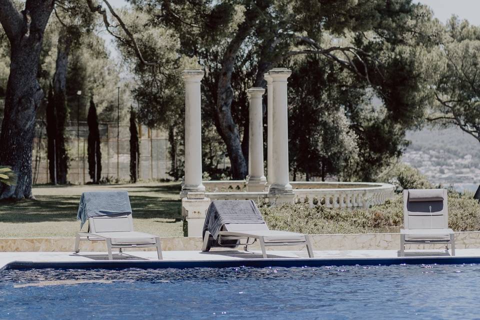 Notre piscine à débordement