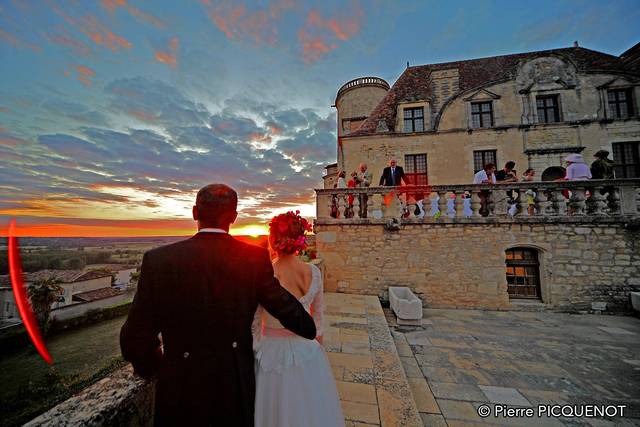 Couché de soleil romantique