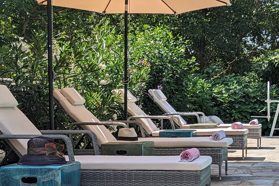 Piscine au cœur du domaine
