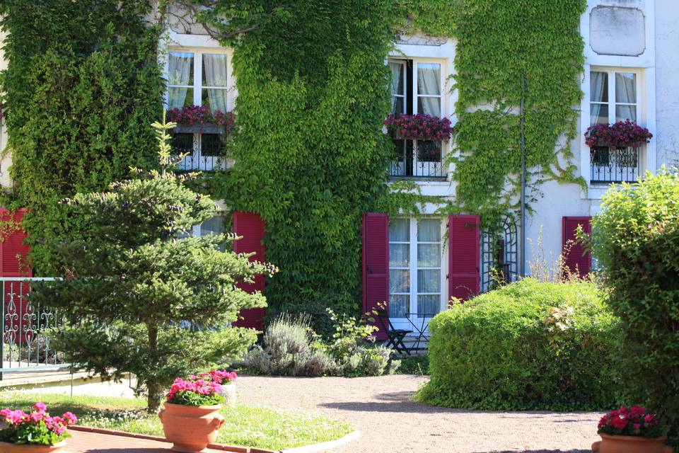 Cocktail dans les jardins