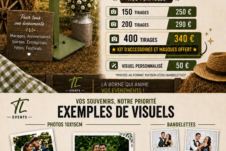 Formules du photobooth