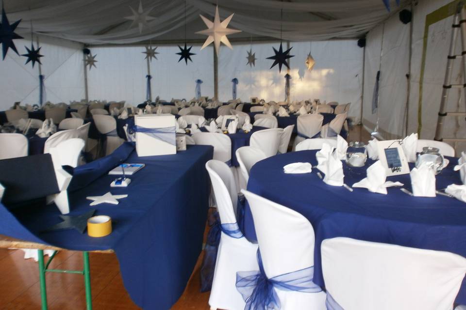 Mariage en bleu