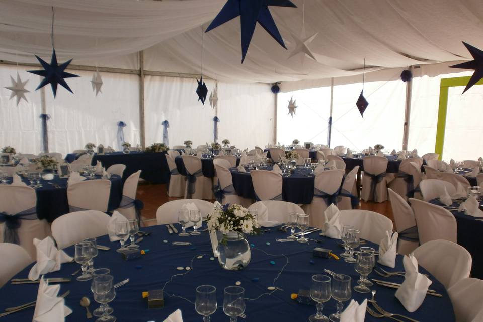 Mariage en bleu