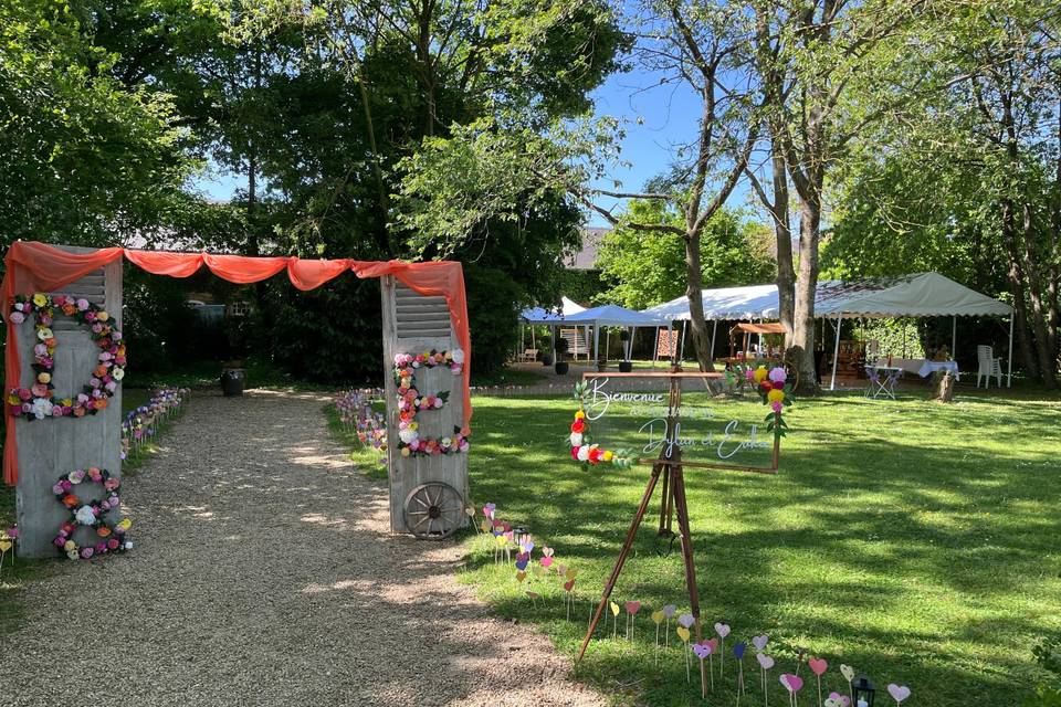Le jardin coloré des Ecuries