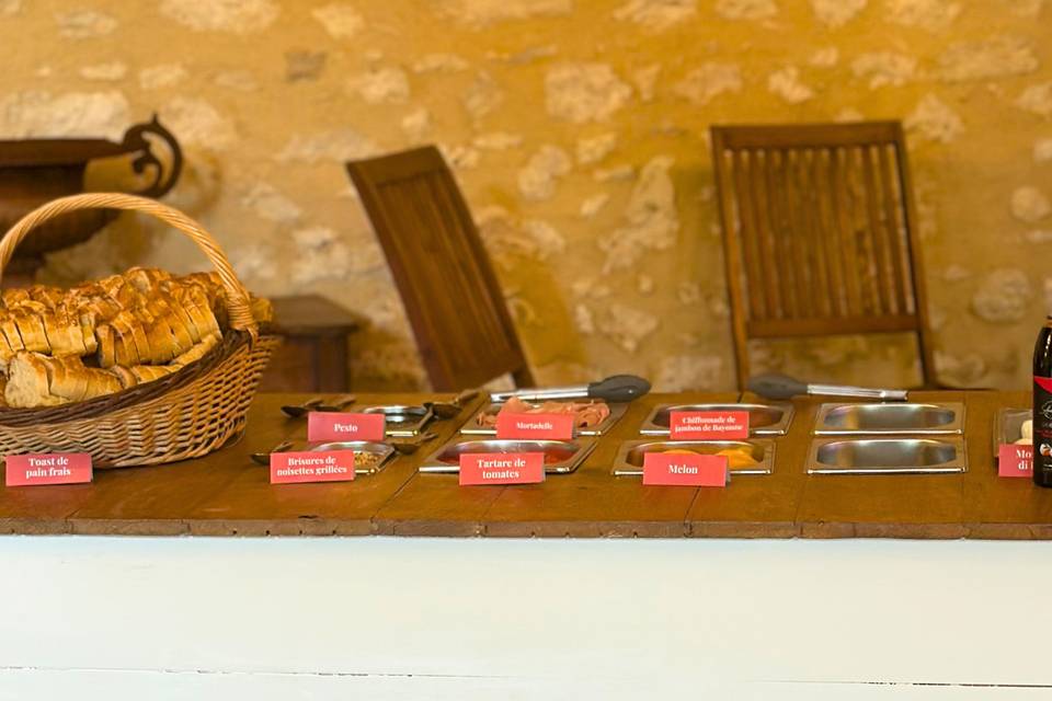 Buffet gourmand