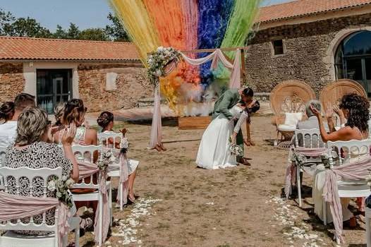 Feux d'artifices de jour