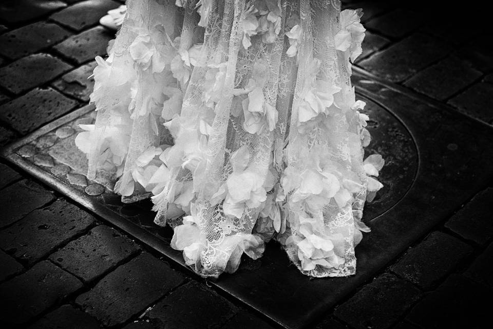 Robe voilée