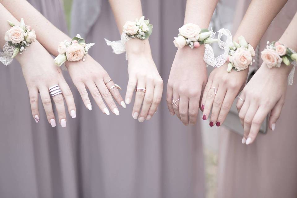 Bracelets fleuris