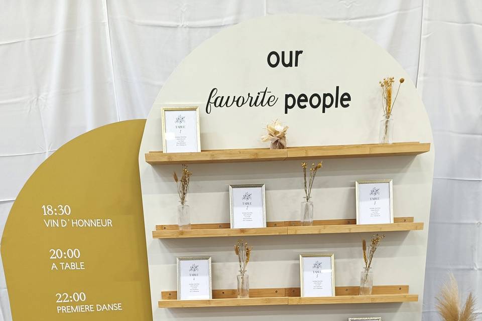 Location mur à champagne