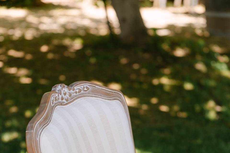 Fauteuil cérémonie laïque
