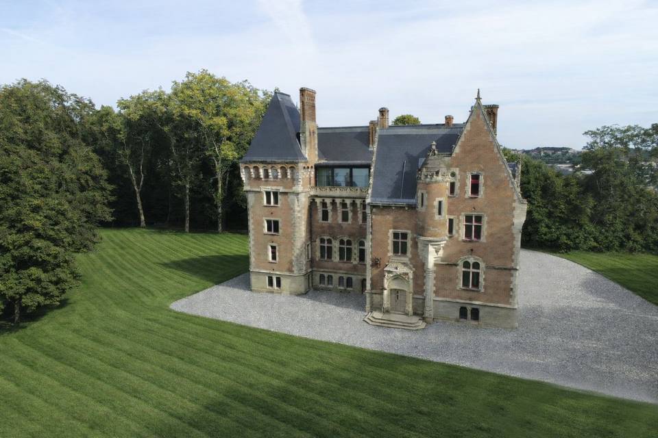 Façade ouest du Château