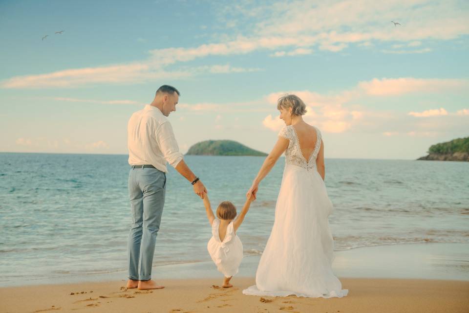 Parents et fille