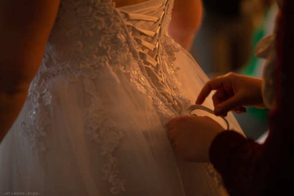 Habillage mariée