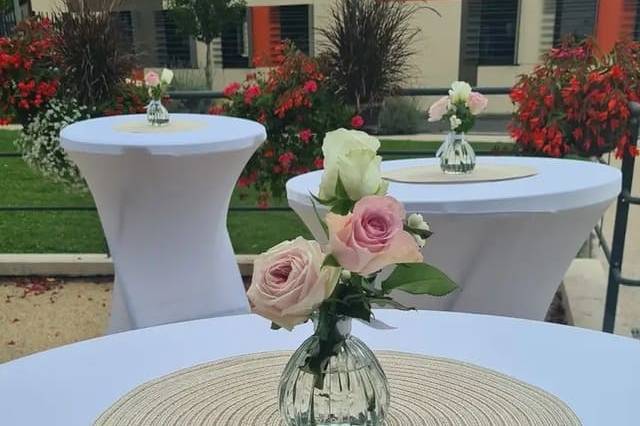 Touche florale subtile
