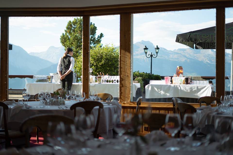 Apéro extérieure vue