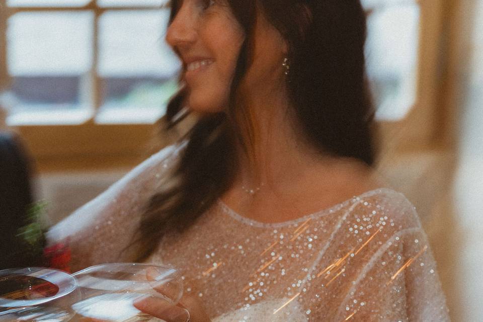 Tenue civile à sequins