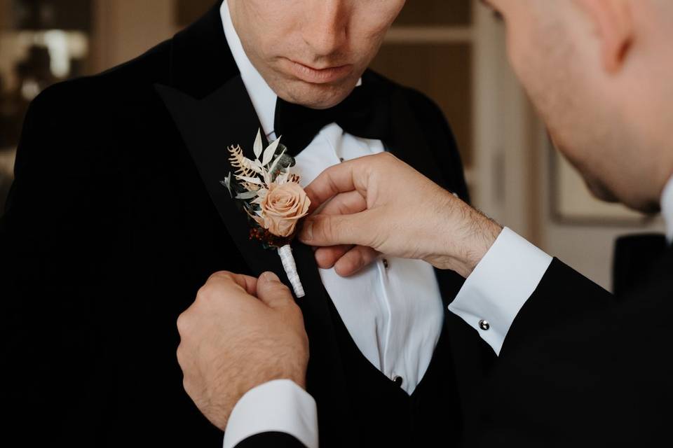 Boutonnière du marié