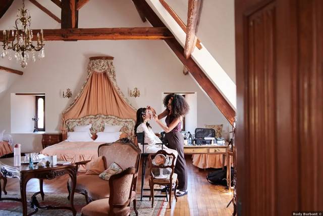 Photo préparatifs mariée