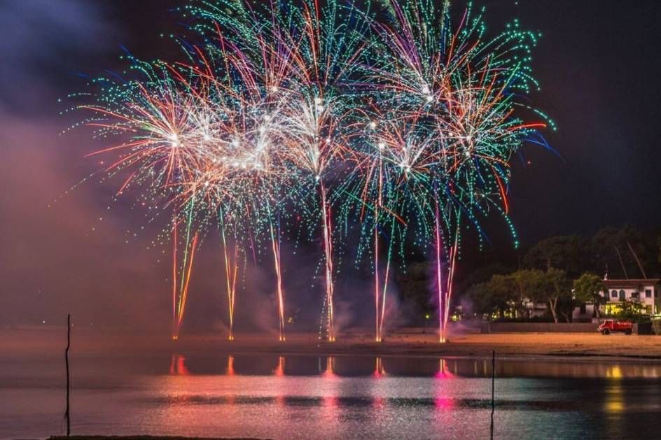 Feu Artifice Jeunes Mariés