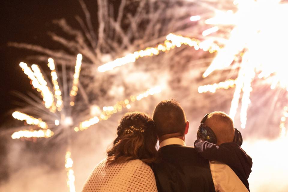 Feu artifice Mariage Charente