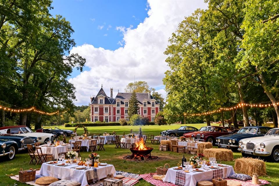 Garden party Château Leken's