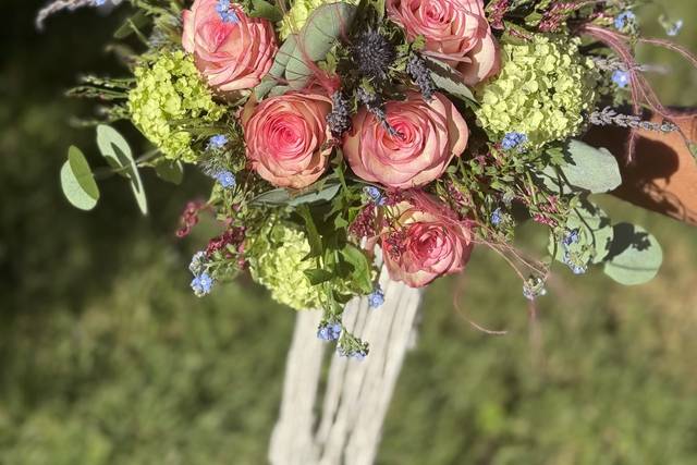 Bouquet fleurs naturelles