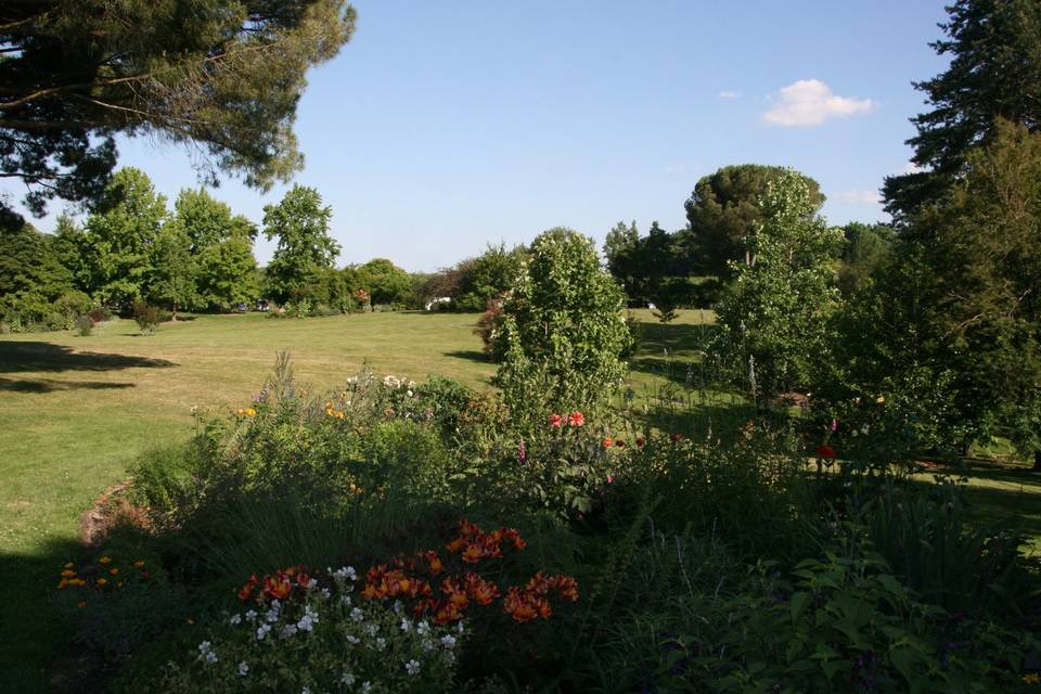 Vue des jardins