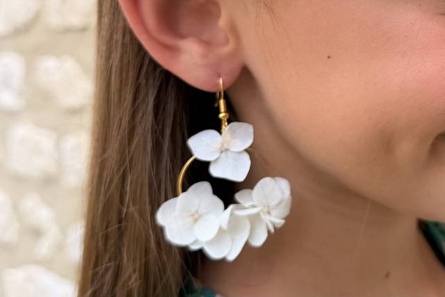 Boucles d'oreilles, couronne