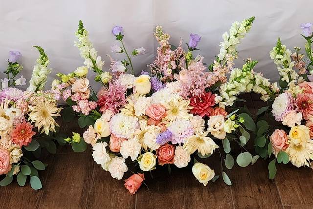 Décor floral sol