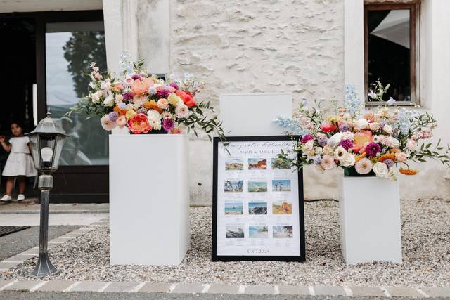 Décoration d’accueil fleurie