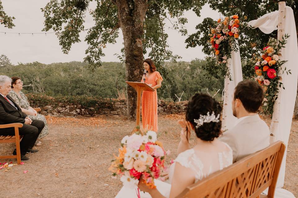 Ceremonie plein air