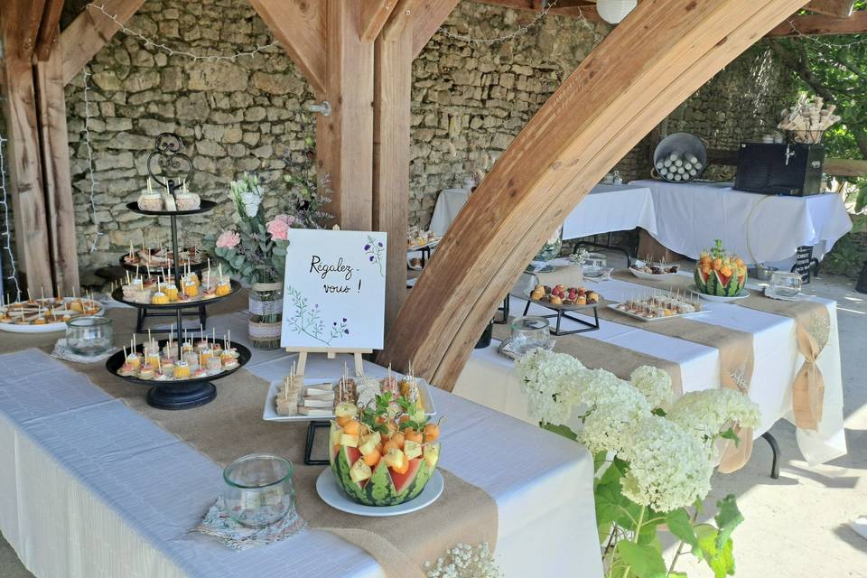 Vin d'honneur extérieur