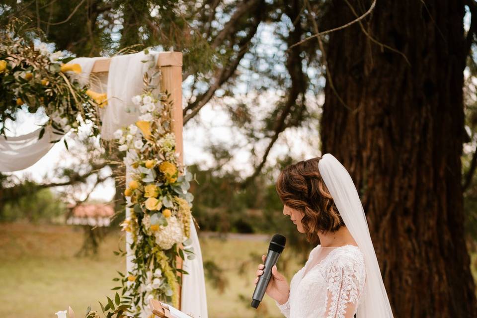 Discours de la mariée